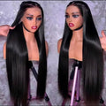 Premium Silky Straight HD Lace Frontal Wig – High Density & Bleached Small Knots